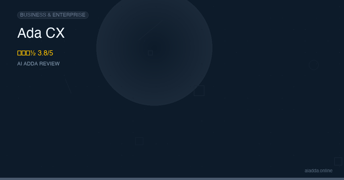 Ada CX Review