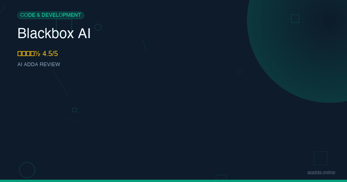 Blackbox AI Review