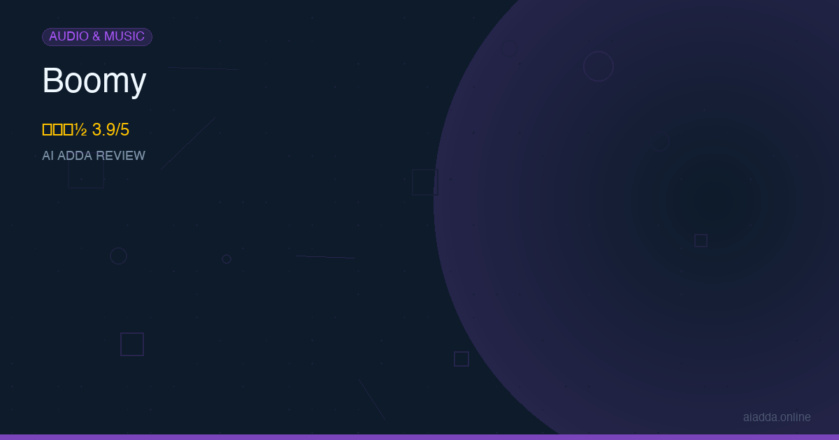 Boomy Review
