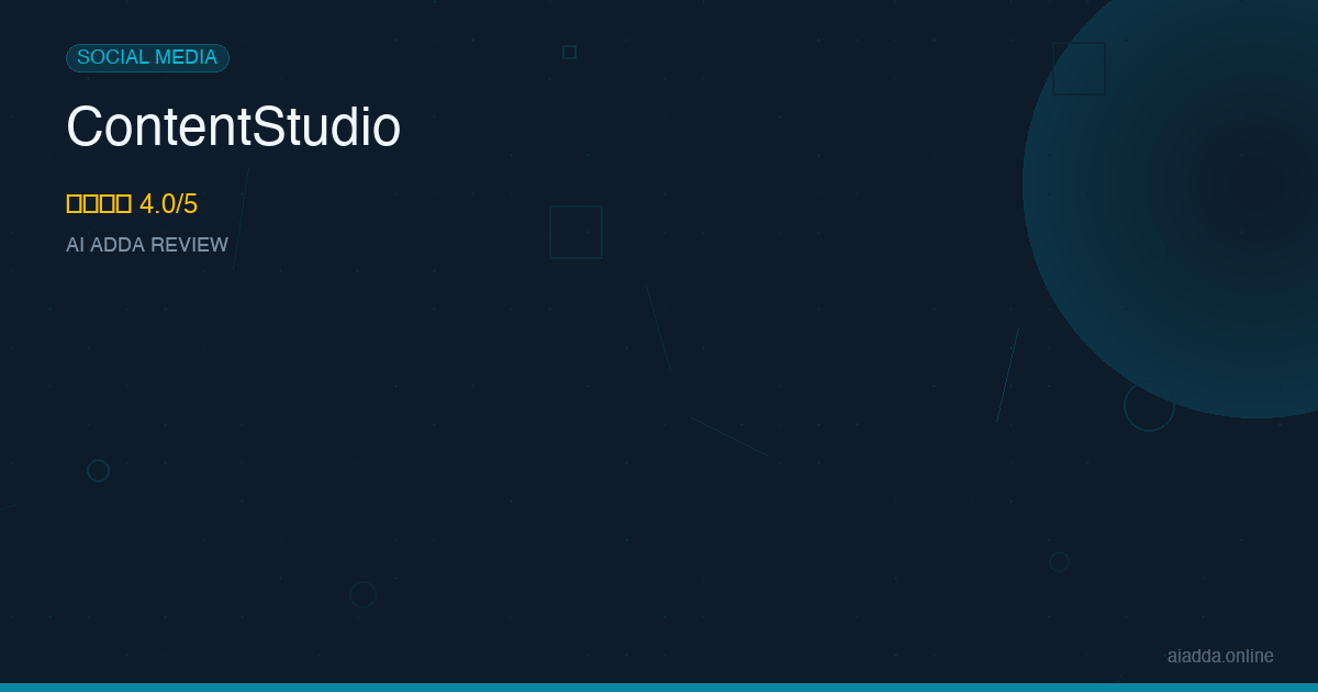 ContentStudio Review