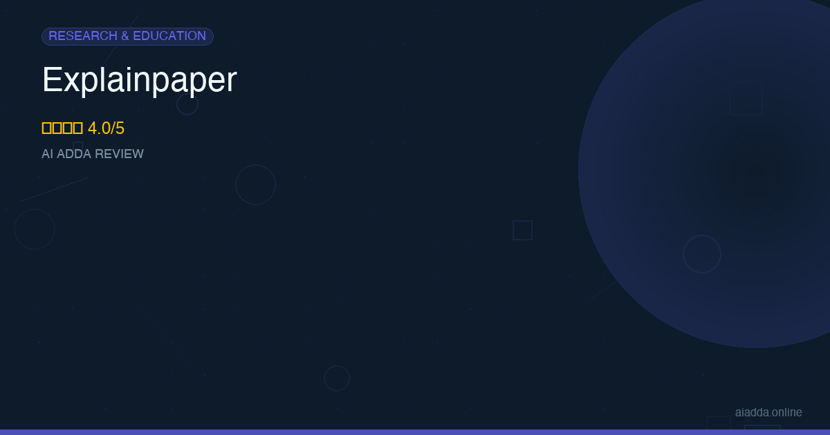 Explainpaper Review