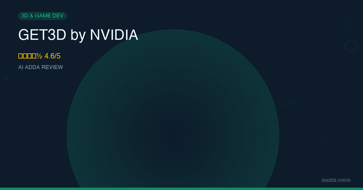 GET3D by NVIDIA Review