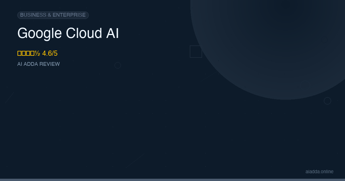 Google Cloud AI Review