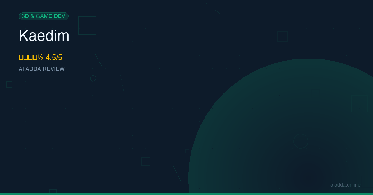 Kaedim Review