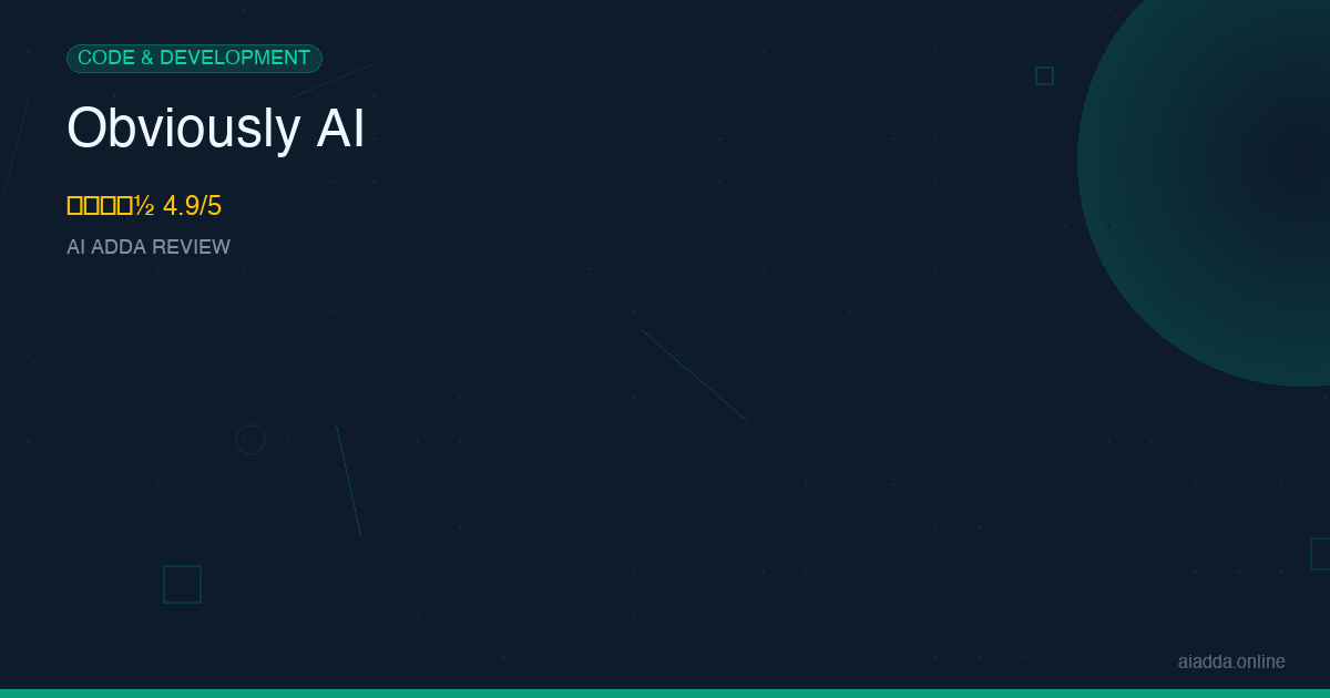 Obviously AI Review
