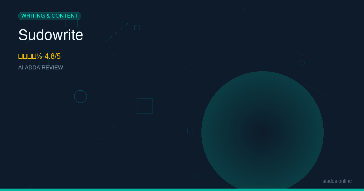 Sudowrite Review